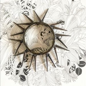 Edgy Gunmetal Stretch Bracelet 😎